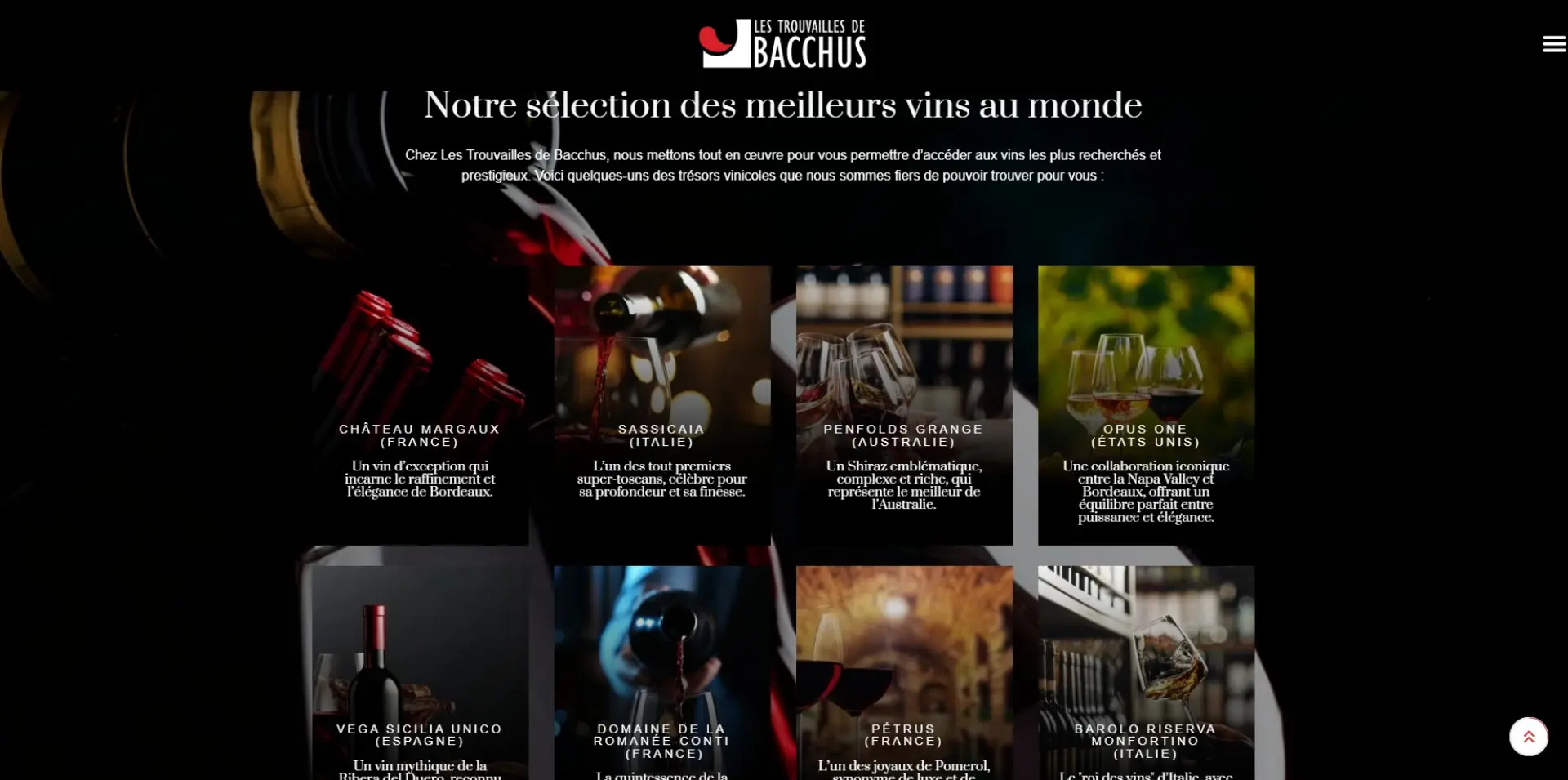 Les trouvailles de Bacchus